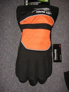 Arctic Cat Orange Advantage Snowmobile Gloves S M L 2XL 5222 194 5222 