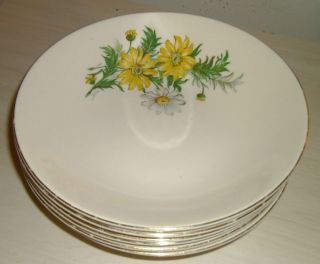 Set of 6 Knowles China Large Soup Bowls/Marked