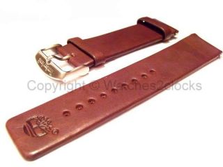   Brown Timberland Leather Watch Strap For Timberland Watch Model 65037G