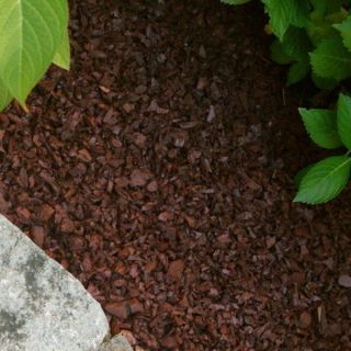   Redwood Color Artificial Mulch Rubber Playground Landscape Surface