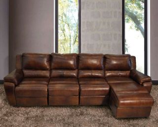 Full Leather Sofa   Modern Living Room Sectional   Electric Recliner 