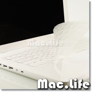   ARRIVAL CLEAR TPU Keyboard Cover Skin for OLD Macbook White A1181