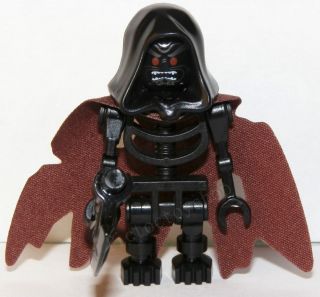 LEGO SKELETON MINIFIGURE BLACK AXE TROLL ORC MONSTER HALLOWEEN VAMPIRE 