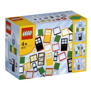 LEGO 6117 DOORS AND WINDOWS HOUSE BRICKS 100PCS NEW
