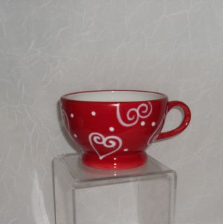 Large Red Coffee Cup Libby Wilkie HausenWare Hearts