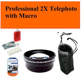 58MM 2X Telephoto + Macro Lens for Nikon D5100 55 300mm