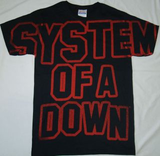 SYSTEM OF A DOWN   Letters Allover   T SHIRT S XL 2XL Brand New 