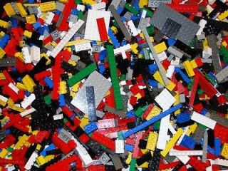 LEGO 450+ BASIC BUILDING BRICK & PLATE ELEMENTS WITH ITEMIZED LIST OF 