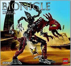 FERO AND SKIRMIX Bionicle Warrior Lego Set 8990 Titan SPECIAL EDIT. w 