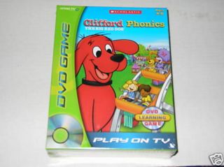 Clifford the Big Red Dog Phonics DVD Game NEW SEALED