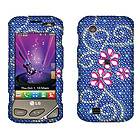   LG VX8575 Chocolate Touch Juicy Flower Crystal Bling Stone Cover Case
