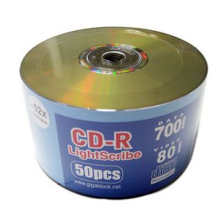 600pcs New Lightscribe CD R 52x Blank Media CDR Discs