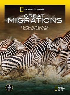 National Geographic Great Migrations DVD, 2010, 3 Disc Set
