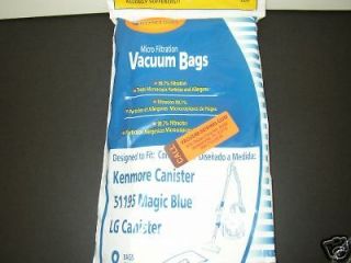 Kenmore Blue Magic Vacuum Cleaner Bags 46 2454 05