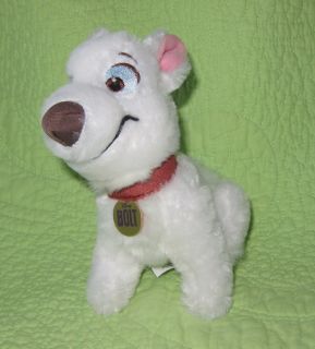   Plush Stuffed BOLT Dog Character TOY Movie Hero Soft 7 Clean Cute