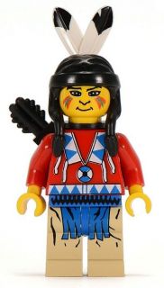 LEGO Western INDIAN Native American Minifig Minifigure 6746 6748 6766 