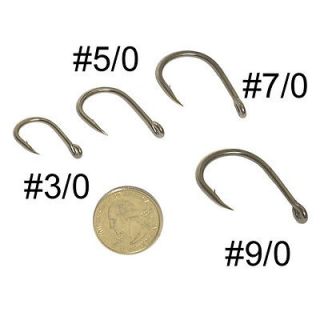 100 Gorilla Style Live Bait BIG GAME Tuna Hooks with Forged Shank in 4 