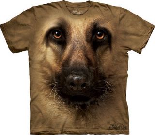   listed THE MOUNTAIN GERMAN SHEPHERD ALLOVER DOG FACE PET T SHIRT S