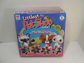 Milton Bradley LITTLEST PET SHOP GAME Puppy,Kitty,Bunny,Turtle Bobbing 