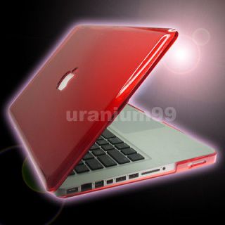   Mac MacBook PRO Crystal Hard Case Plastic Shell Laptop Notebook   RED