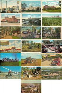 Lot of 20 Postcards Sugar Mills, Sugar Factories, Sugar Refineries 