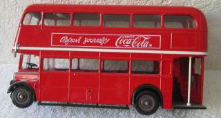 Coca Cola Coke London Double Decker Bus Solido Made in France