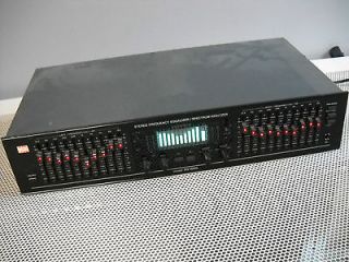 BSR EQ 3000 Ten Band Stereo Equalizer with Spectrum Analyzer Graphic 