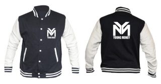 YOUNG MONEY LOGO YMCMB Varsity College Jacket LIL WAYNE NEW 2012 Free 
