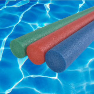 PhysioRoom Elite Water Swimming Aid Noodles x18 (Red x6, Green x 6 and 