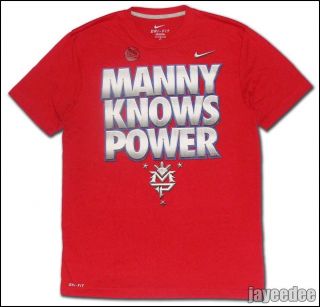 NIKE MANNY PACQUIAO KNOWS POWER SHIRT RED breathe 1.3 ninong S M L XL 
