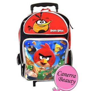   Birds School Backpack 16 Inch Large Rolling Luggage Bag with Handle