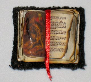 SALE Magic Book Spells Potions Witch Diary Dollhouse Miniatures 