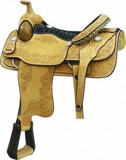 Billy Cook 16  Cowboy Roper Tooled Roping Saddle