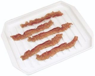   Microwave Compact Bacon Rack Hotdog/Burger Cooker Tray Food Defroster