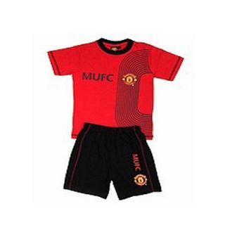 Manchester United   Official Pyjamas Kids Junior Schlafanzug Pijama 