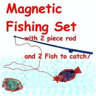 12 MAGNETIC FISHING ROD AND LINE GAME,stocking fillers,party bagtoy 
