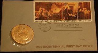 1976 NOT DATED Thomas Jefferson US MINT Bicentennial 1st Day Cover 