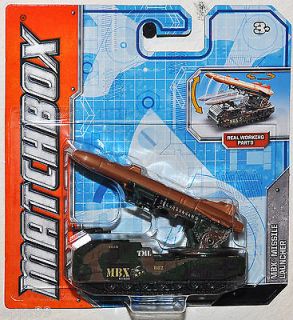2012 Matchbox Real Working Rigs MBX Missile Launcher MOC VHTF Real 