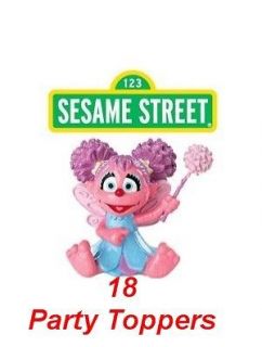 18 Sesame Street Abby Cadabby Birthday Cake Toppers NEW