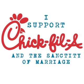  CHICK FIL A/ SANCTITY OF MARRIAGE Conservative Political T Shirt