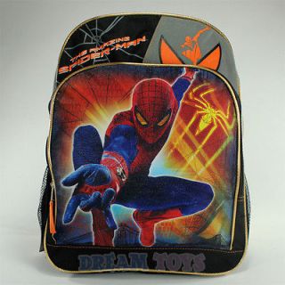 Marvel Glitter The Amazing Spider Man 16 Large Backpack   Bag Boys 