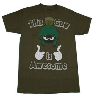 Marvin The Martian Looney Tunes This Guy Is Awesome Adult T Shirt Tee 
