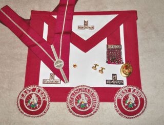 Craft Stewards Apron & Badge & Collar & Cufflinks & Lapel Pin & Jewel 