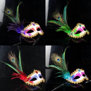 peacock masquerade mask in Masks & Eye Masks