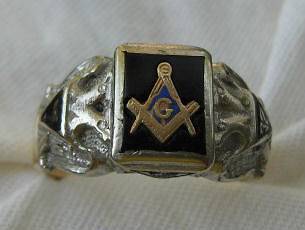 masonic rings gold in Collectibles