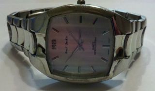Paul Jardin Wristwatch   Pre Owned   Stainless Steel   Japan Movement 