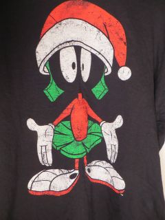 Marvin the Martian Christmas Tshirt XL NWOT New