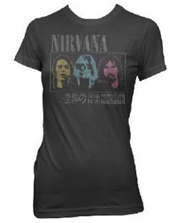 NIRVANA number 1 rock music Girly Fit Ladies T SHIRT NEW S M L XL 