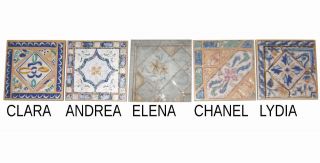 Spanish Mediterranean Decorative Tiles   New from Spain