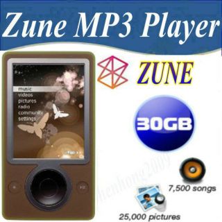 Microsoft Zune 30 (30 GB) Digital Media Player  MP4 BROWN